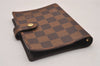 Authentic Louis Vuitton Damier Agenda PM Notebook Cover R20700 LV 0038J