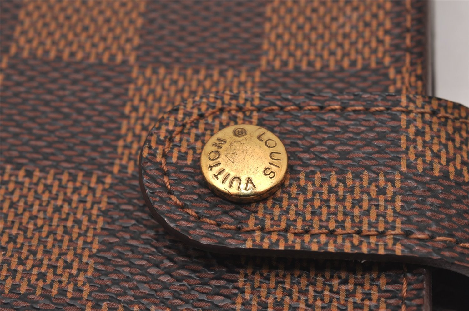 Authentic Louis Vuitton Damier Agenda PM Notebook Cover R20700 LV 0038J