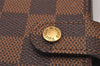 Authentic Louis Vuitton Damier Agenda PM Notebook Cover R20700 LV 0038J