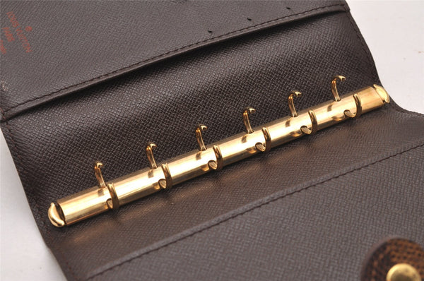 Authentic Louis Vuitton Damier Agenda PM Notebook Cover R20700 LV 0038J