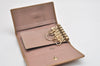 Authentic GUCCI Micro Guccissima 6 Key Case Holder GG Enamel 309759 Beige 0039K