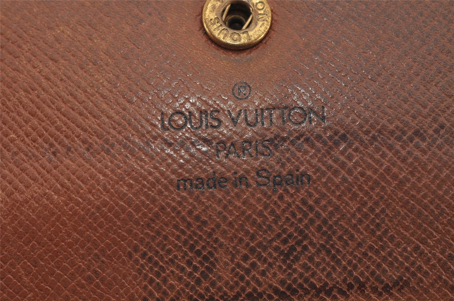 Auth Louis Vuitton Monogram Pochette Porte Monnaie Credit Wallet M61725 LV 0041K