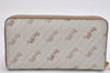 Authentic COACH Vintage Long Wallet Purse PVC Leather C3547 White Beige 0043K