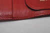 Authentic GUCCI Horsebit 6 Key Case Holder Purse Leather Red Box 0045K