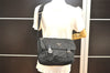 Authentic PRADA Nylon Tessuto Leather Shoulder Cross Body Bag Purse Black 0048I