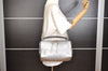 Authentic FENDI Selleria 2Way Hand Boston Bag Purse Leather Silver 0048J