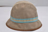 Authentic GUCCI Sherry Line Bucket Hat Canvas Leather Size L Beige 0049K