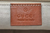 Authentic GUCCI Vintage Shoulder Tote Bag GG Nylon Leather 131230 Beige 0050J