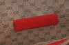 Authentic GUCCI Web Sherry Line Micro GG PVC Leather Shoulder Bag Brown 0051J