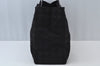 Authentic CHANEL New Travel Line Shoulder Tote Bag Nylon Leather Black 0053J