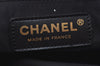 Authentic CHANEL New Travel Line Shoulder Tote Bag Nylon Leather Black 0053J