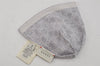 Authentic GUCCI Vintage Beanie Knit Cap For Baby GG Wool Size M White Gray 0053K