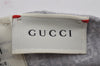 Authentic GUCCI Vintage Beanie Knit Cap For Baby GG Wool Size M White Gray 0053K
