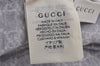 Authentic GUCCI Vintage Beanie Knit Cap For Baby GG Wool Size M White Gray 0053K