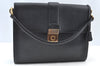 Authentic PRADA Vintage Leather Nappa Hand Bag Briefcase Business Black 0054H