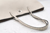 Authentic FENDI Vintage Selleria Shoulder Tote Bag Leather White 0054J