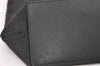 Authentic GUCCI Vintage Shoulder Tote Bag GG Canvas Leather 31243 Black 0054K