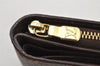 Authentic Louis Vuitton Damier Compact Zip Bifold Wallet Purse N61668 LV 0055J