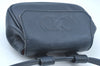 Authentic Christian Dior Waist Bag Pouch Purse Leather Navy Blue CD 0057J
