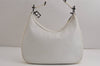 Authentic GUCCI Shoulder Cross Body Bag Purse Leather 0013315 White 0057K