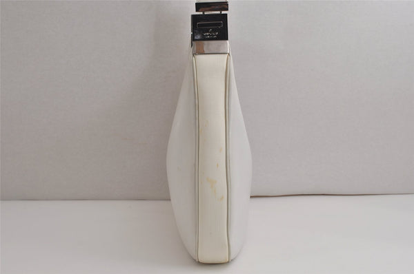 Authentic GUCCI Shoulder Cross Body Bag Purse Leather 0013315 White 0057K
