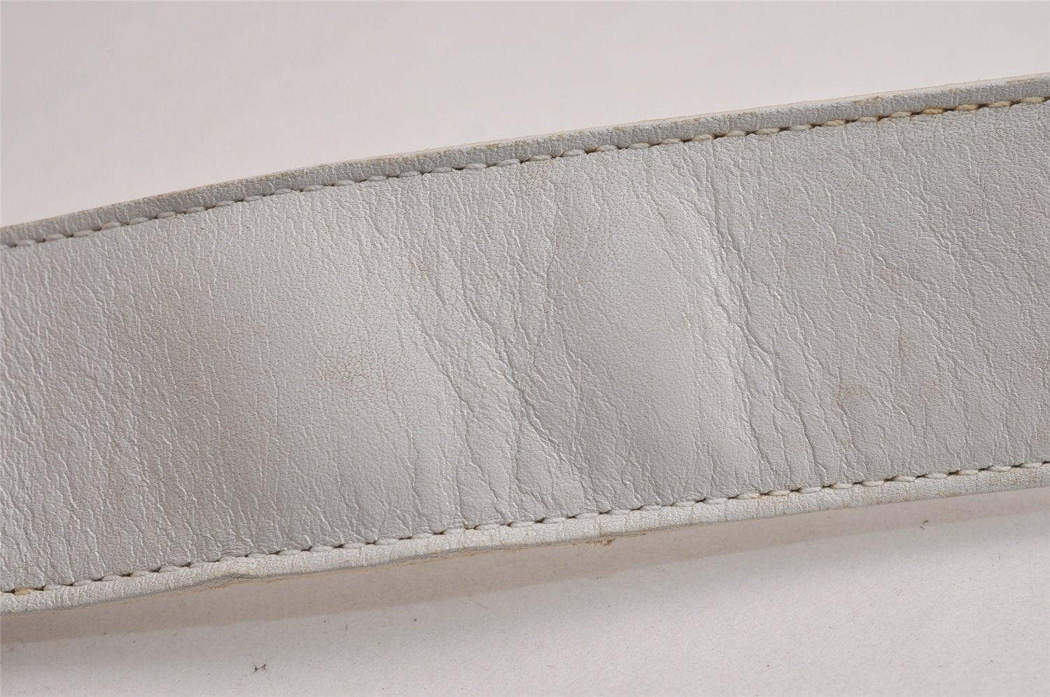 Authentic GUCCI Shoulder Cross Body Bag Purse Leather 0013315 White 0057K