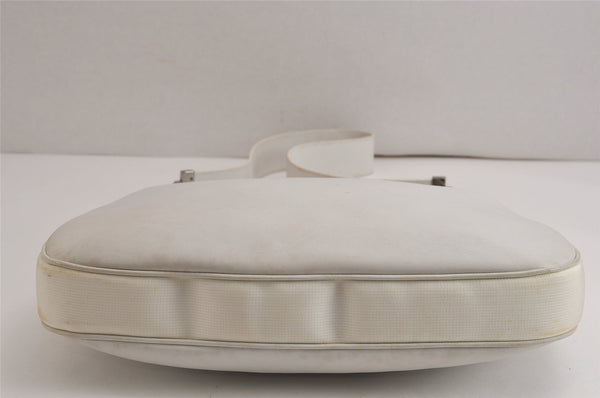 Authentic GUCCI Shoulder Cross Body Bag Purse Leather 0013315 White 0057K