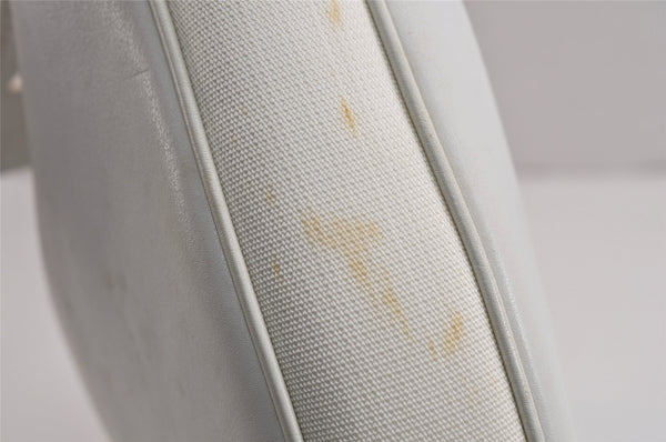 Authentic GUCCI Shoulder Cross Body Bag Purse Leather 0013315 White 0057K