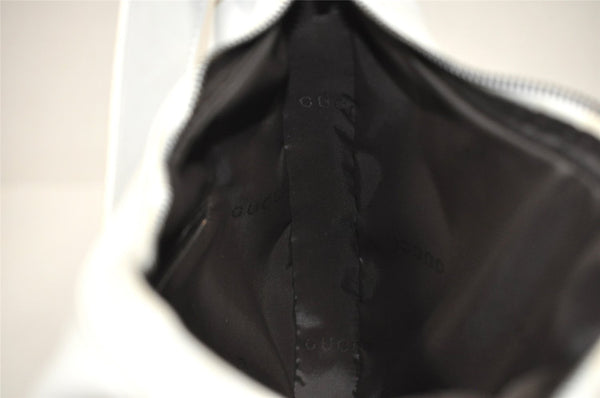 Authentic GUCCI Shoulder Cross Body Bag Purse Leather 0013315 White 0057K