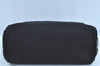Authentic GUCCI Guccissima Leather Nylon Clutch Bag Purse 162792 Black 0059G