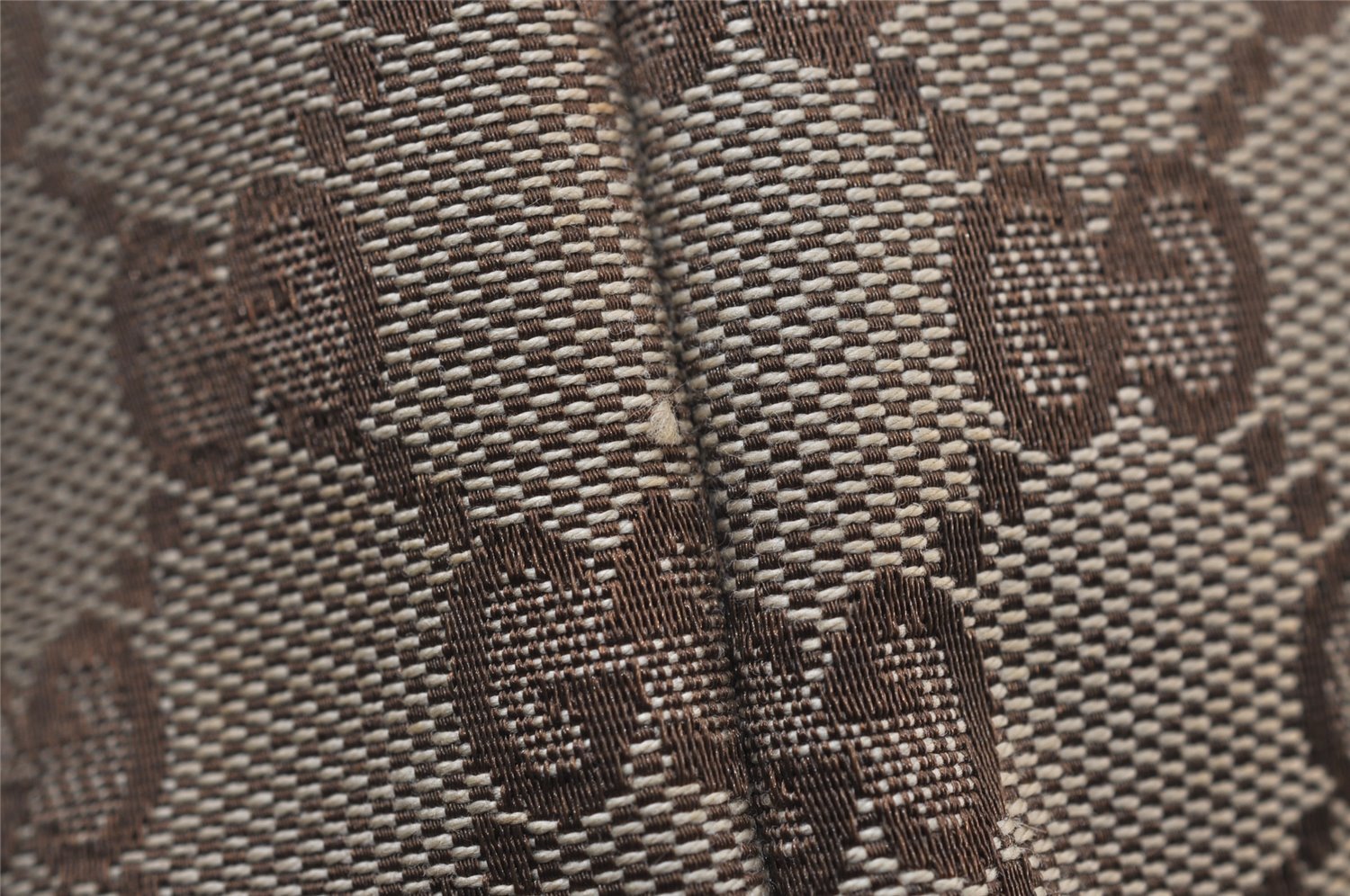 Authentic GUCCI Charmy Shoulder Tote Bag GG Canvas Leather 153361 Brown 0059J