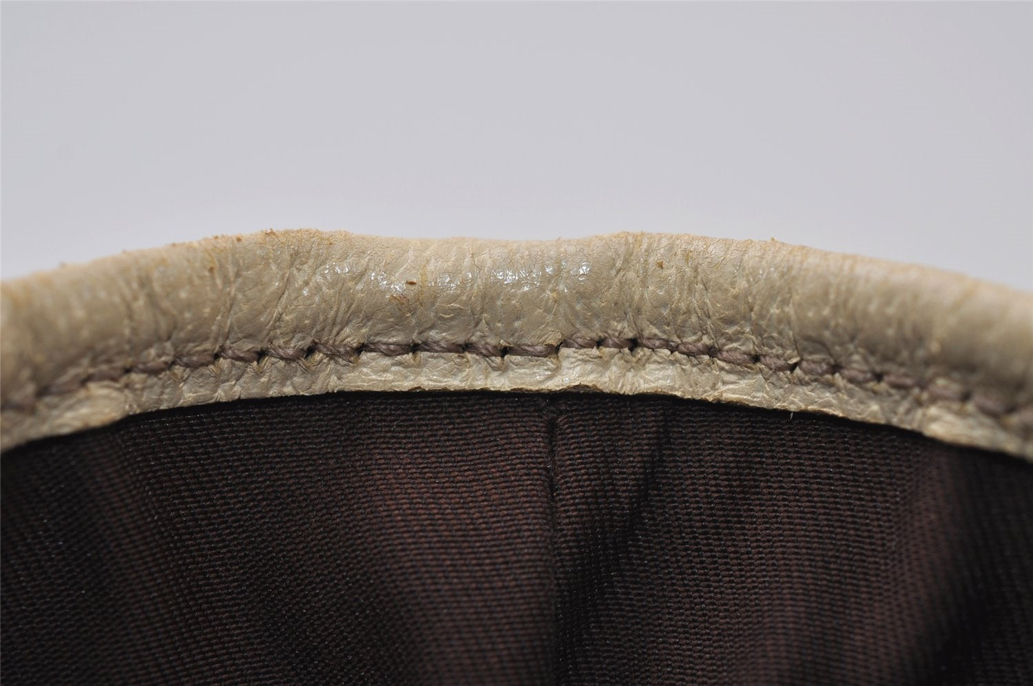 Authentic GUCCI Charmy Shoulder Tote Bag GG Canvas Leather 153361 Brown 0059J