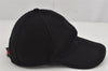 Authentic GUCCI Vintage Web Sherry Line Cap Wool Size S Black 0059K