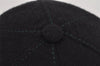 Authentic GUCCI Vintage Web Sherry Line Cap Wool Size S Black 0059K