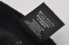 Authentic GUCCI Vintage Web Sherry Line Cap Wool Size S Black 0059K