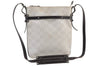 Authentic LOEWE Anagram Shoulder Cross Body Bag Purse PVC Leather White 0060J