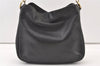 Authentic GUCCI Bamboo 2Way Shoulder Hand Bag Purse Leather 0011638 Black 0060K