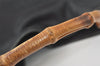 Authentic GUCCI Bamboo 2Way Shoulder Hand Bag Purse Leather 0011638 Black 0060K
