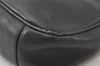 Authentic GUCCI Bamboo 2Way Shoulder Hand Bag Purse Leather 0011638 Black 0060K