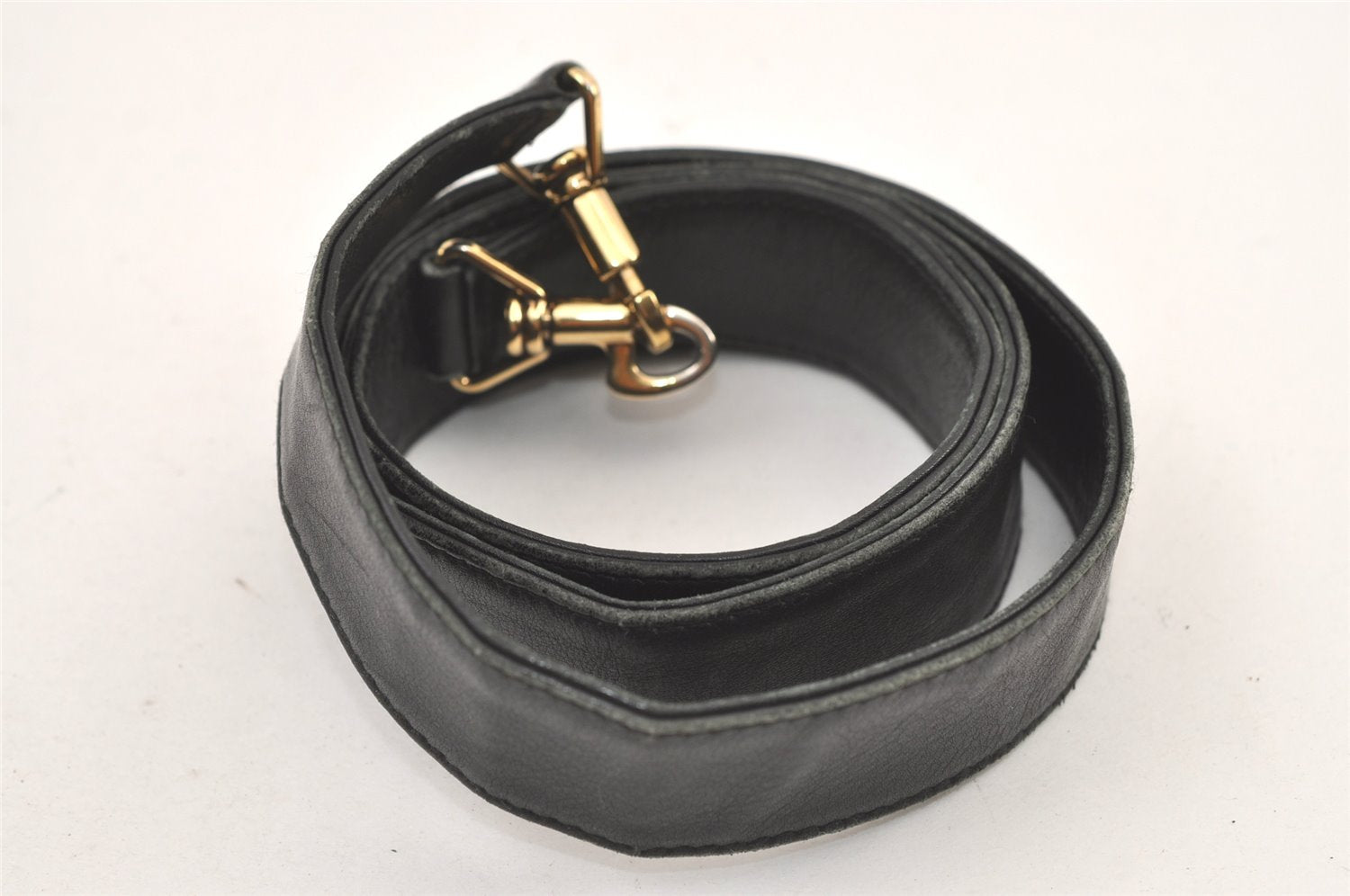 Authentic GUCCI Bamboo 2Way Shoulder Hand Bag Purse Leather 0011638 Black 0060K