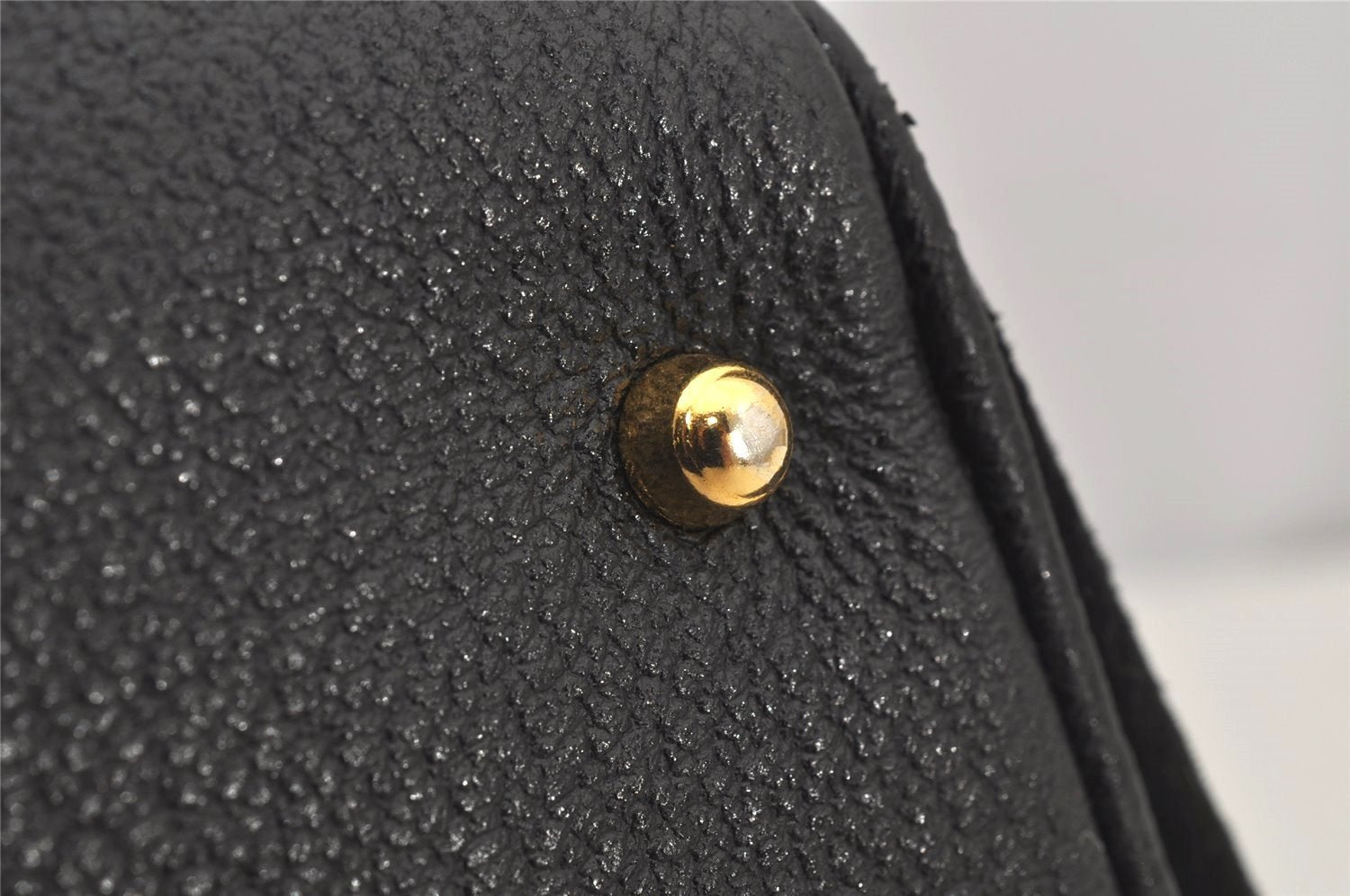 Authentic GUCCI Vintage Bamboo Shoulder Hand Bag Suede Leather Black 0061K