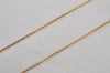 Authentic Christian Dior Gold Tone Chain Rhinestone Pendant Necklace CD 0064J