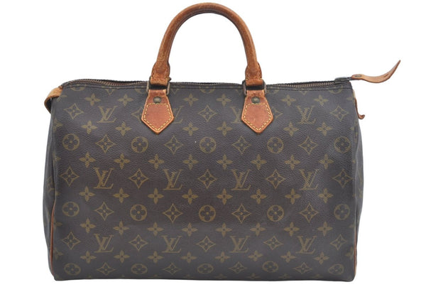 Authentic Louis Vuitton Monogram Speedy 35 Hand Boston Bag Old Model Junk 0065J