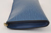 Authentic Louis Vuitton Epi Pochette Accessoires Pouch Blue M52945 LV 0066J