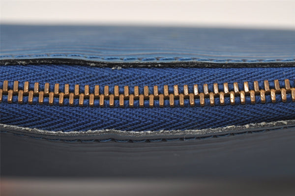 Authentic Louis Vuitton Epi Pochette Accessoires Pouch Blue M52945 LV 0066J