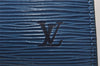 Authentic Louis Vuitton Epi Pochette Accessoires Pouch Blue M52945 LV 0066J