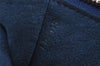 Authentic Louis Vuitton Epi Pochette Accessoires Pouch Blue M52945 LV 0066J