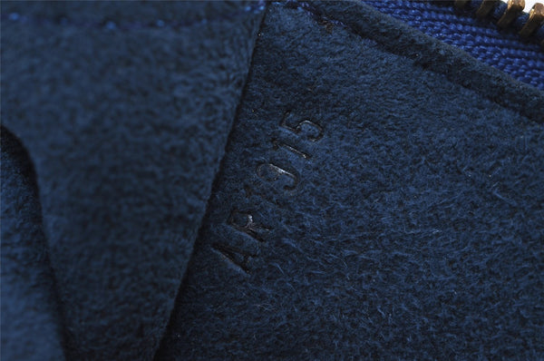 Authentic Louis Vuitton Epi Pochette Accessoires Pouch Blue M52945 LV 0066J