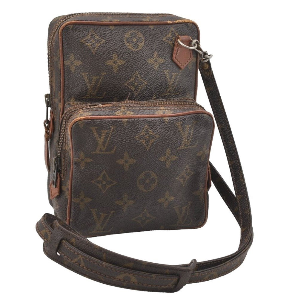 Authentic Louis Vuitton Monogram Amazone Shoulder Cross Body Bag Old Model 0067J
