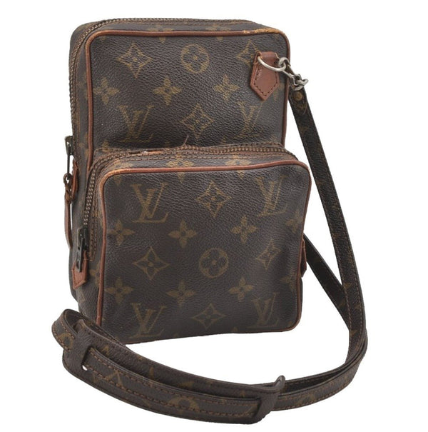 Authentic Louis Vuitton Monogram Amazone Shoulder Cross Body Bag Old Model 0067J